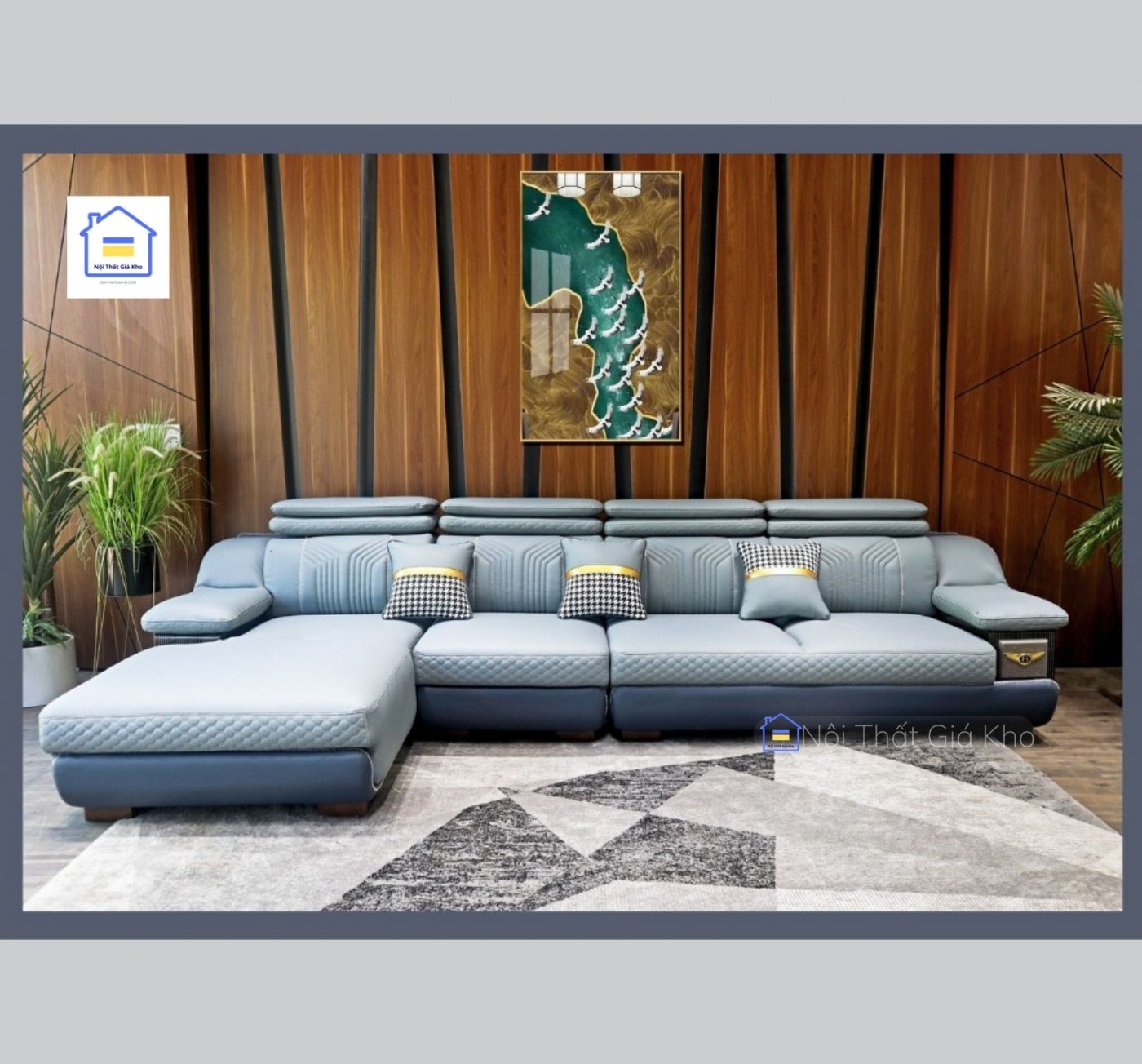 Sofa gỗ góc L Adora VT607