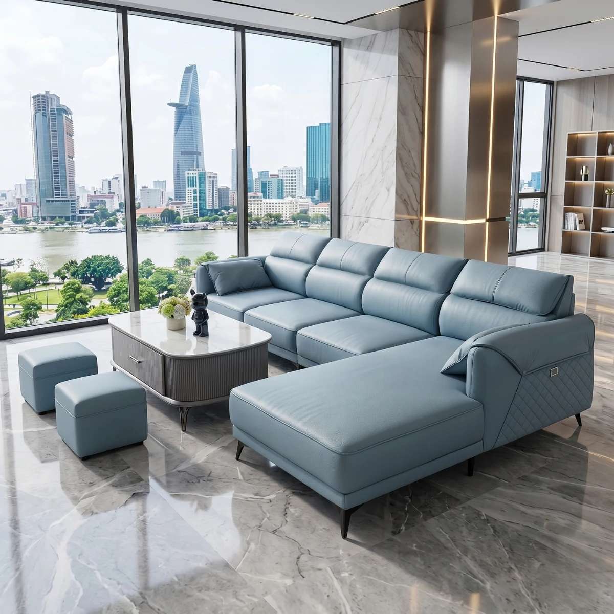 Sofa góc L Adora GK02