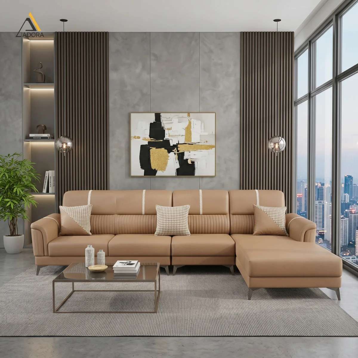 Sofa góc L Adora Luna