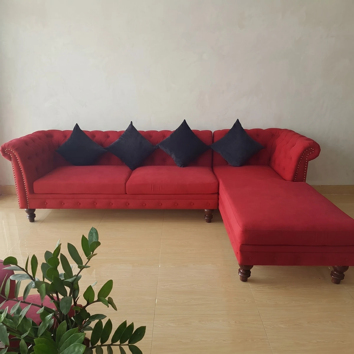 Sofa góc L Adora tân cổ điển GL06