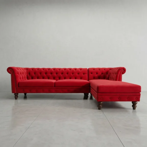 Sofa góc L Adora tân cổ điển GL06