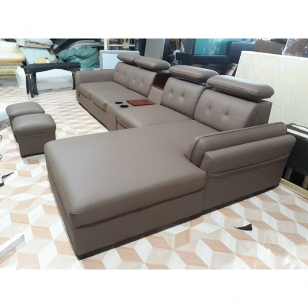 Sofa góc L bọc da cao cấp GL18