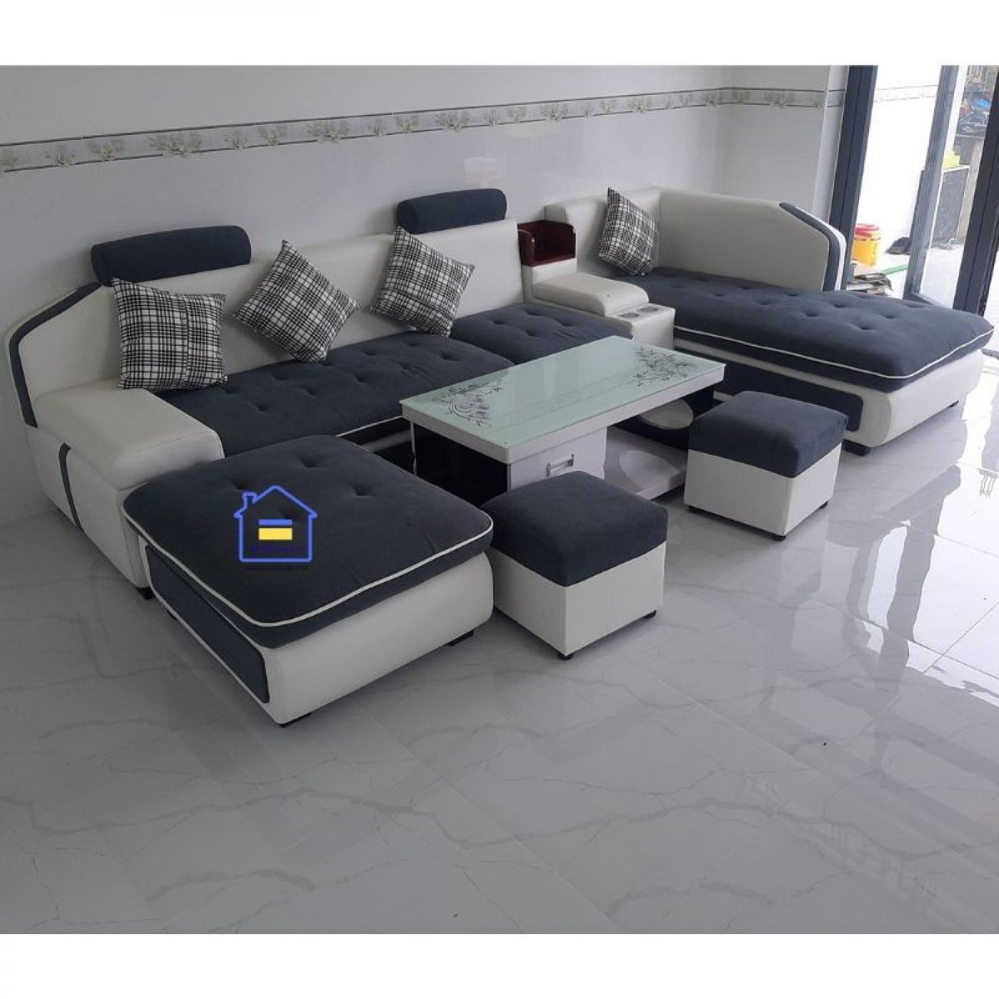 Sofa vải góc L cao cấp SFVTY03