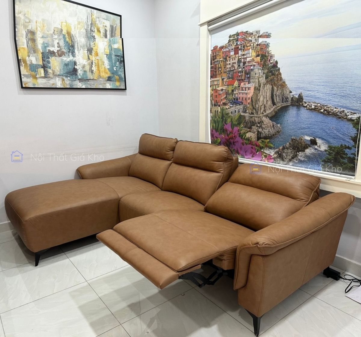 Sofa góc L chỉnh điện GL27