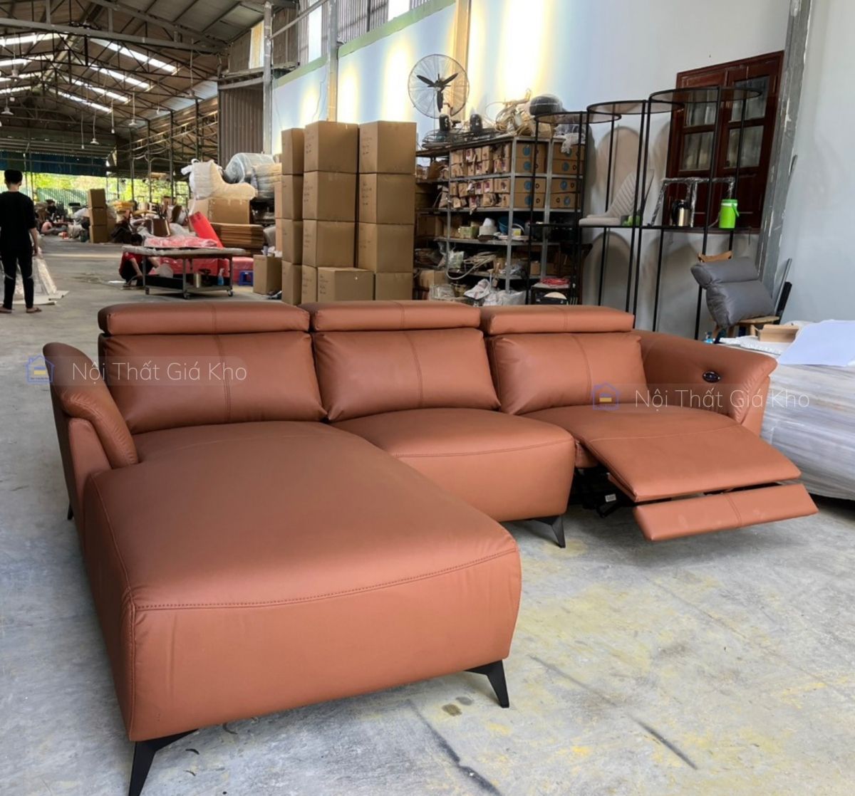 Sofa góc L chỉnh điện GL28