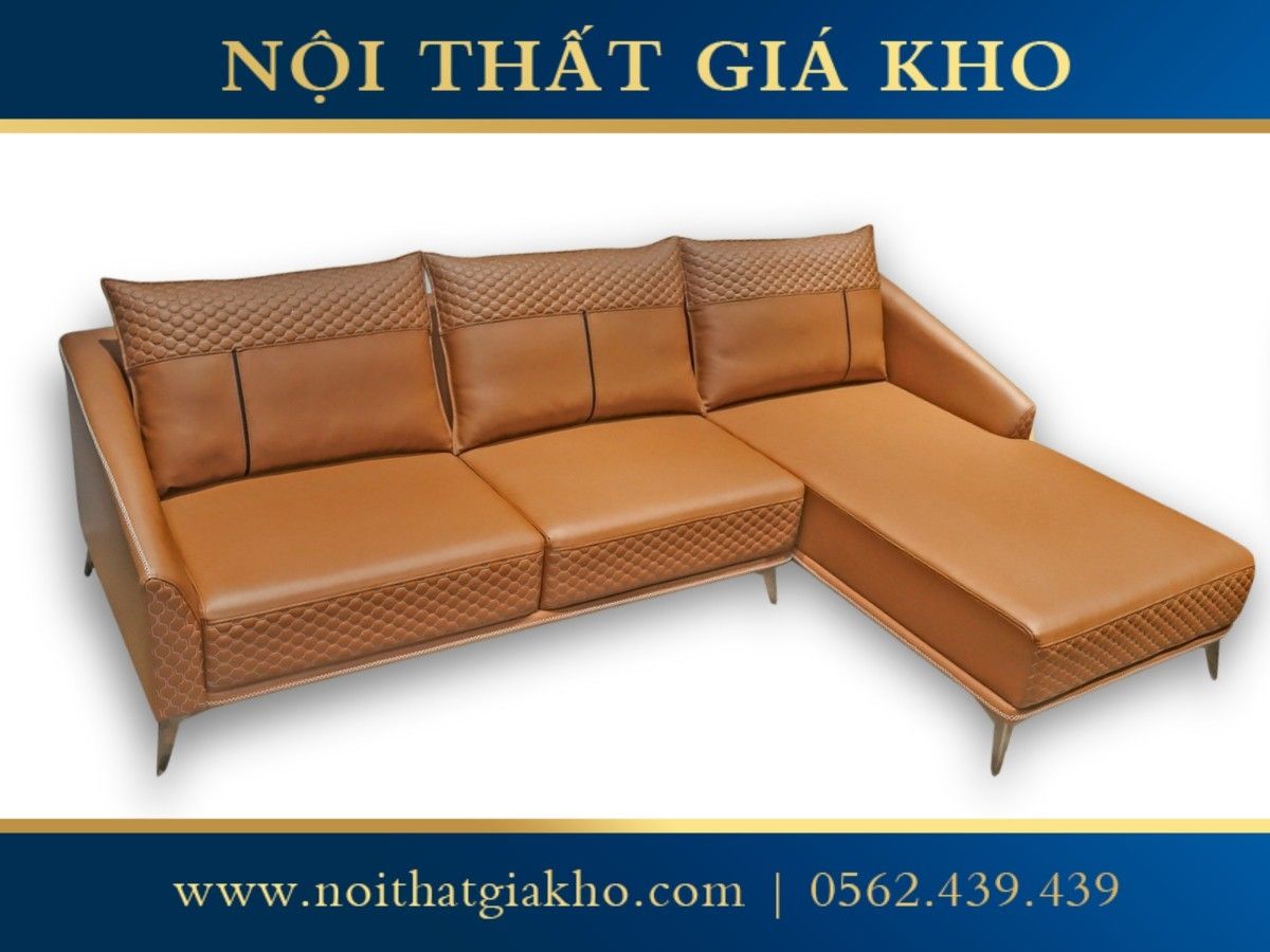 Sofa góc L da cao cấp NTVT016