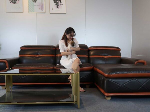 Sofa kiểu chữ L cao cấp phòng khách TL07