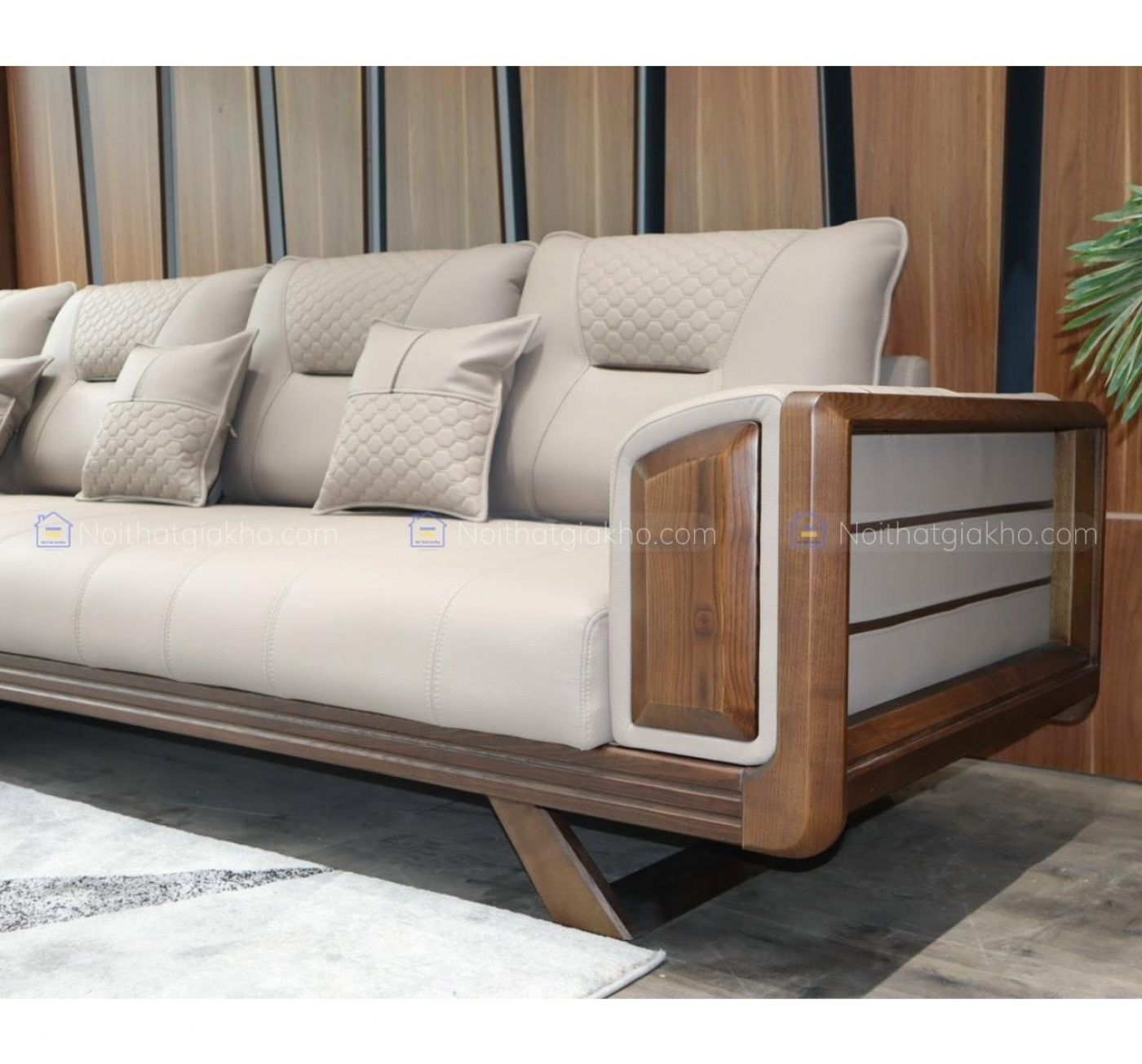 Sofa gỗ góc L Adora VT888