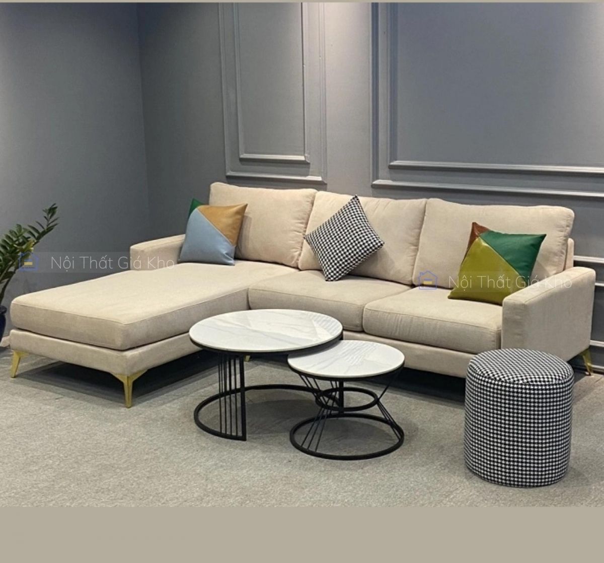 Sofa vải góc L Adora GL24