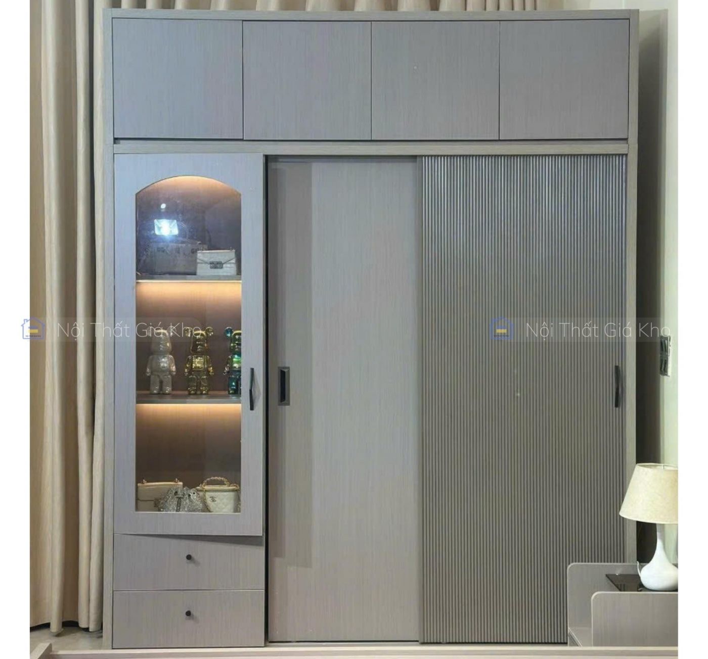 Tủ quần áo gỗ TA04