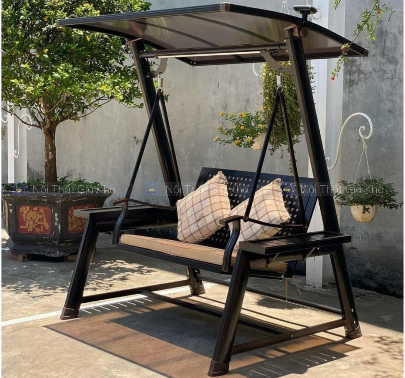 Xích đu sân vườn ngoài trời nhập khẩu GK02